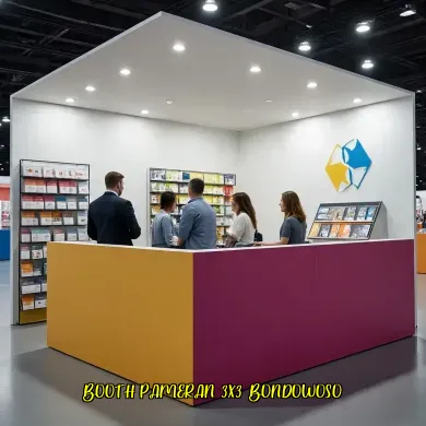 Booth Pameran 3x3 Bondowoso